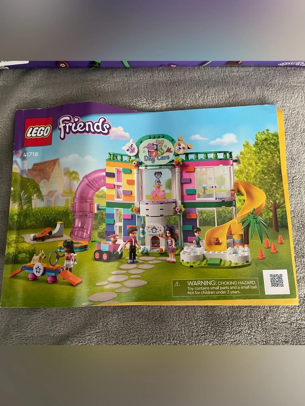 Lego Friends Retired Pet DayCare Center 41718 100% Complete Set Box instructions